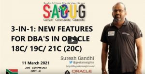 3-in-1: New Features for DBA's in Oracle 18c/19c/21c(20c)